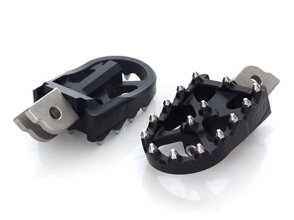 V2 MX Footpegs - Black. Fits Softail 2018up Front Rider