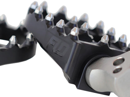 V2 MX Footpegs - Black. Fits Softail 2018up Rear Passenger