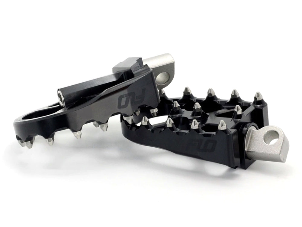 V3 MX Footpegs with HD Male Mount - Black.