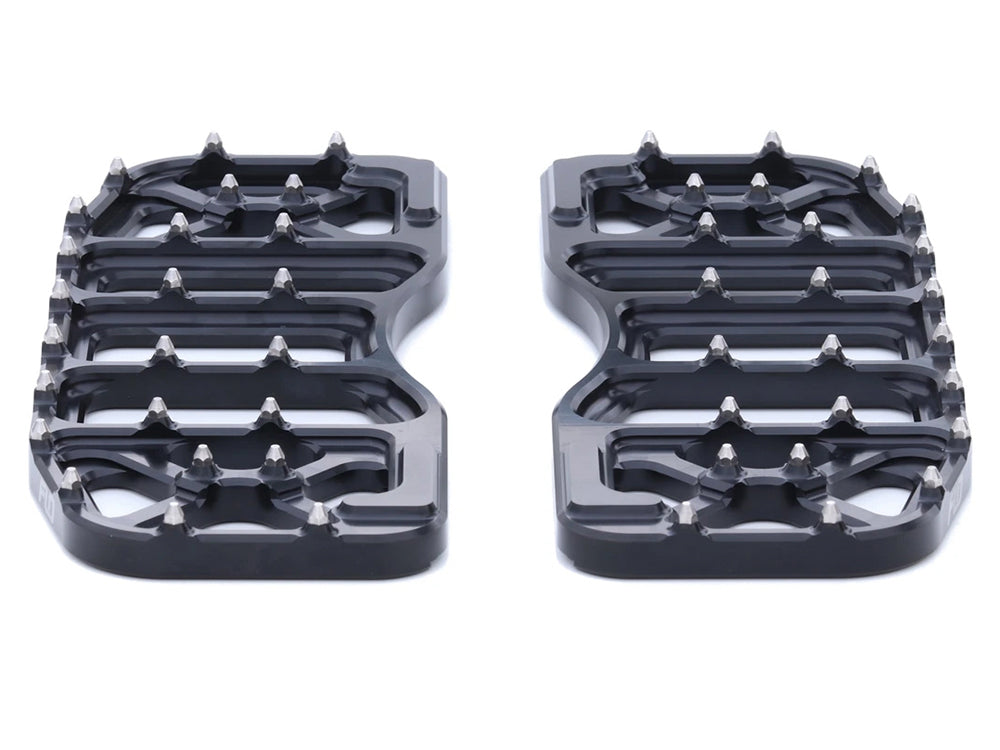 V5 Rider Floorboards - Black. Fits Touring 1980up, FL Softail 1986-2017 & Dyna Switchback 2012-2016