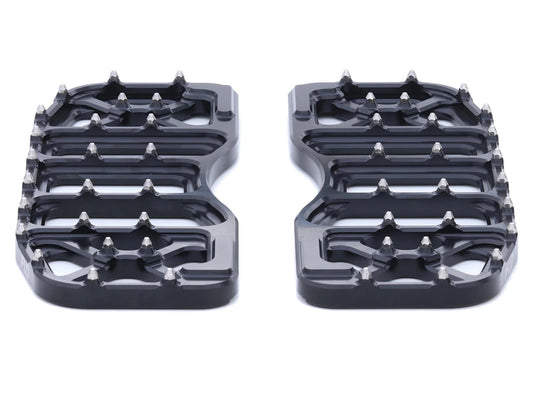 V5 Rider Floorboards - Black. Fits Touring 1980up, FL Softail 1986-2017 & Dyna Switchback 2012-2016