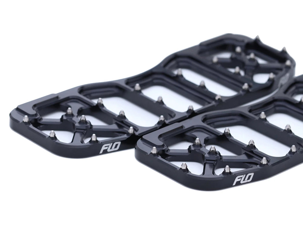 V5 Rider Floorboards - Black. Fits Touring 1980up, FL Softail 1986-2017 & Dyna Switchback 2012-2016