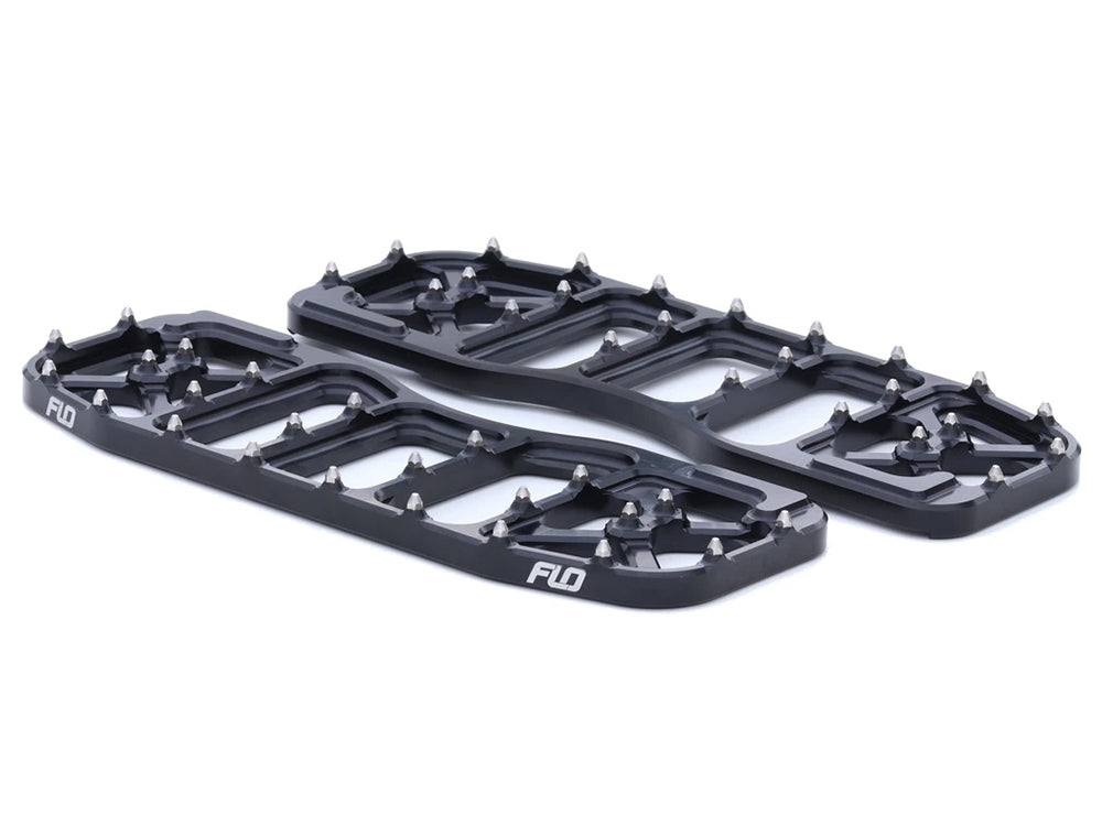 V5 Rider Floorboards - Black. Fits Touring 1980up, FL Softail 1986-2017 & Dyna Switchback 2012-2016