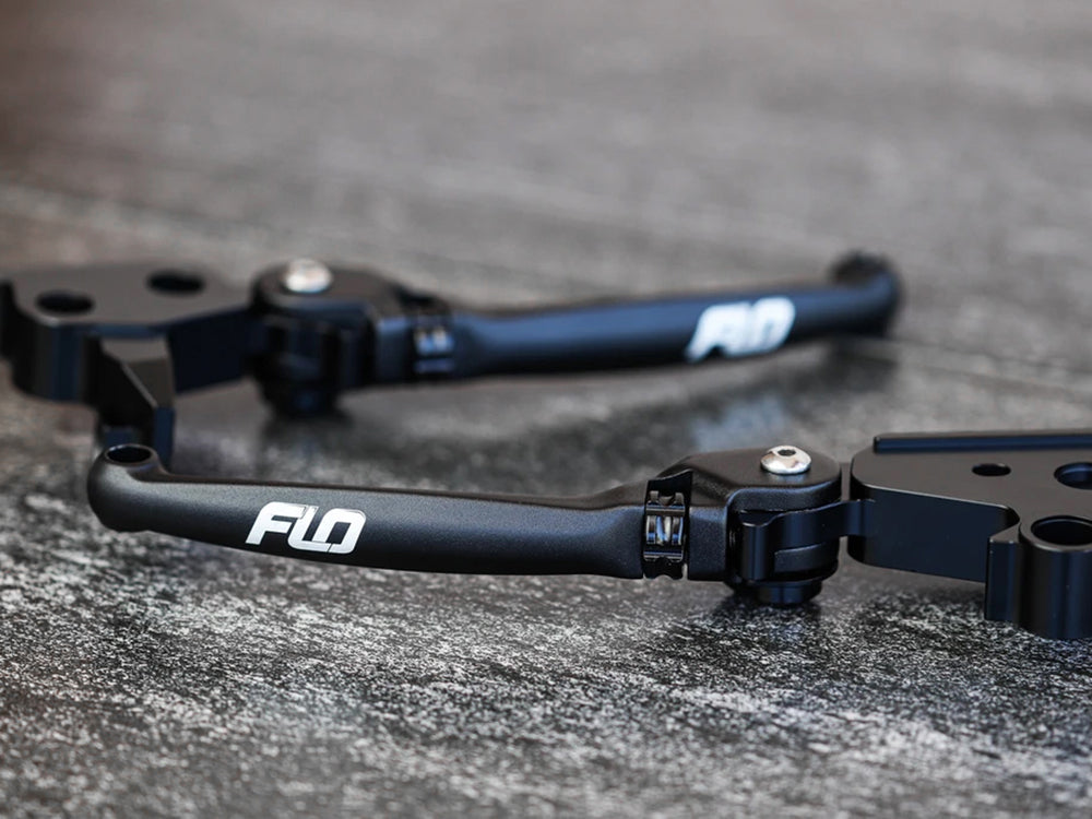 MX Levers - Black. Fits Softail 1996-2014, Dyna 1996-2017, Touring 1996-2007 & Sportster 1996-2003.