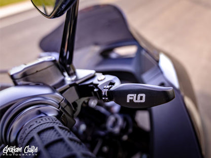 Short MX Levers - Black. Fits Softail 2015-2024