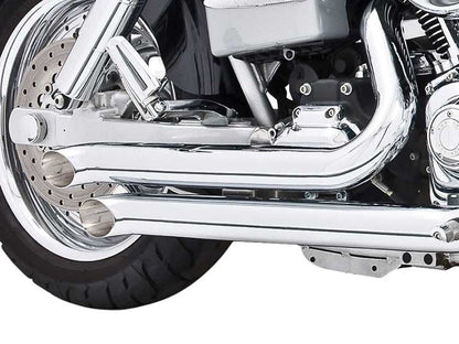 Declaration Turnouts Exhaust - Chrome. Fits Dyna 1991-2005.