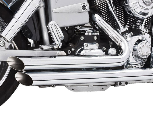 Amendment Exhaust - Chrome. Fits Dyna 2006-2017.