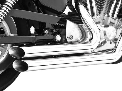 Amendment Exhaust - Chrome. Fits Sportster 2004-2021