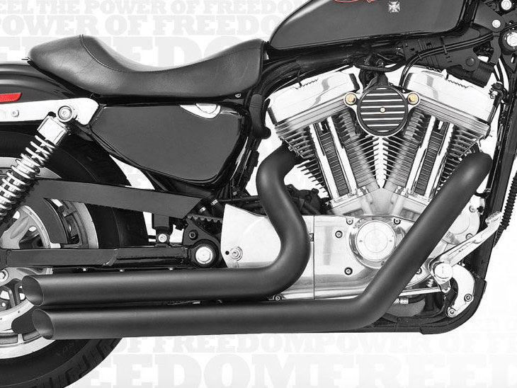 Amendment Exhaust - Black. Fits Sportster 2004-2021