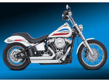 Amendment Exhaust - Chrome. Fits Softail 2018up with Non-240 Rear Tyre