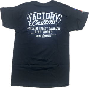 Adelaide Harley-Davidson B&S Factory Customs Tee