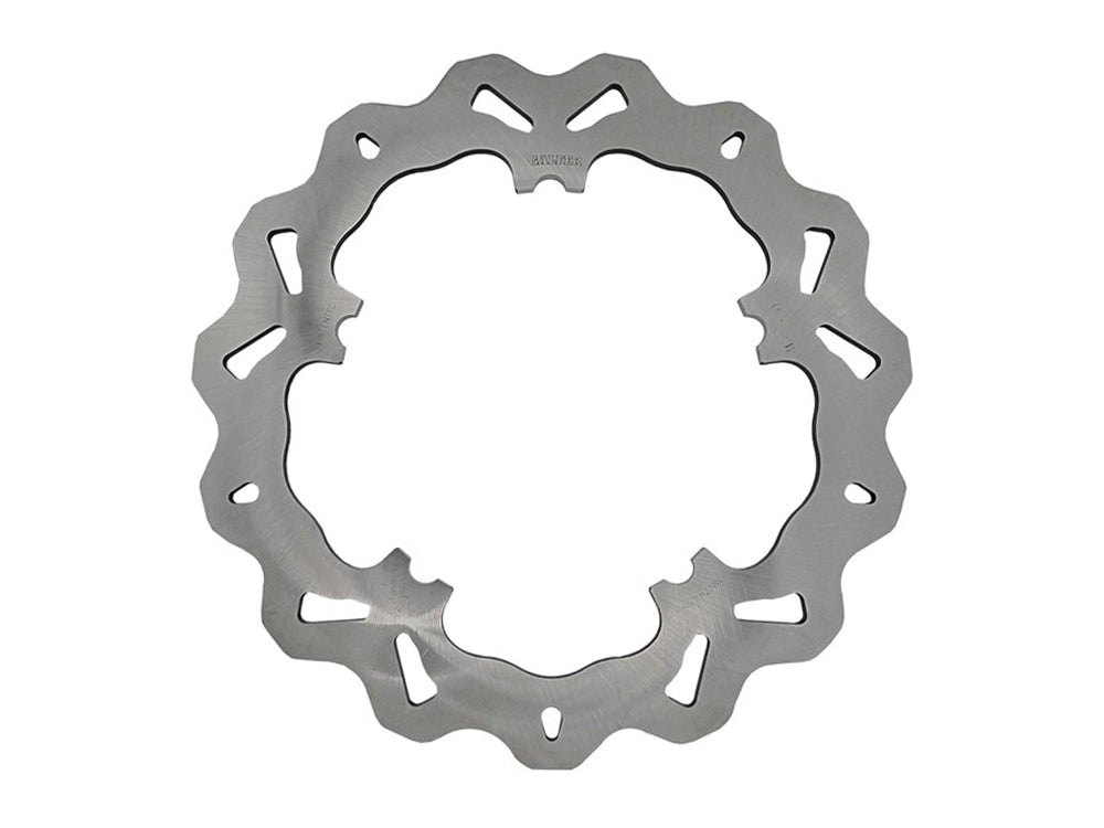11.5in. Front Wave Disc Rotor - Stainless Steel. Fits V-Rod 2002-2005 Models with OEM Cast Wheel.