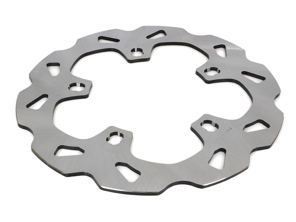 11.8in. Front Wave Disc Rotor - Stainless Steel. Fits Touring 2014-2023 with OEM Wheel.