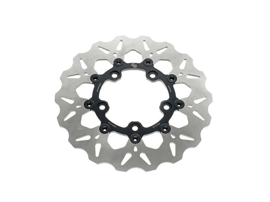 11.8in. Rear Floating Wave Disc Rotor - Black. Fits V-Rod 2006-2017.