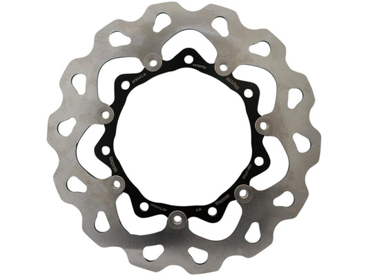 11.8in. Front Floating Wave Disc Rotor - Stainless Steel. Fits Touring 2014-2023 with HD Agitator Wheel.