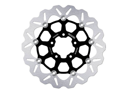11.8in. Front or Rear Wave Floating Disc Rotor with Black Carrier. Fits Indian Scout 2015up