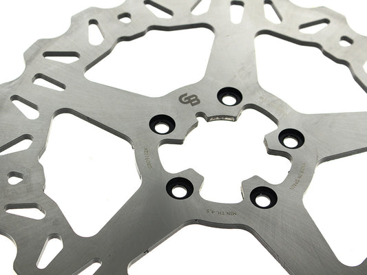 11.5in. Front Solid Mount Wave Disc Rotor. Fits Big Twin & Sportster 1984-1999.