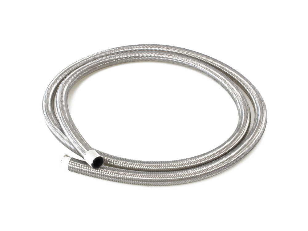 3/8in. Braided Steel Oil Line - 6 Foot Roll.