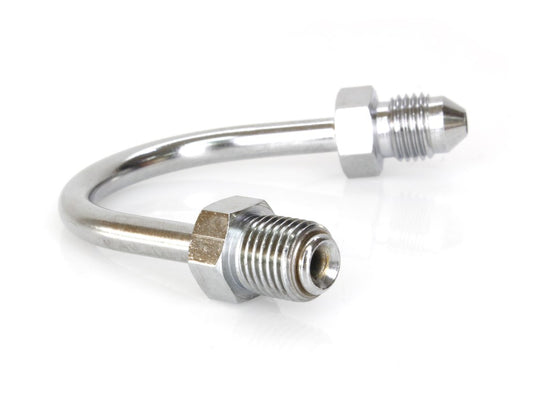 Adapter Fitting 3/8-24 Inverted Flare x 150 Degree Bend to AN3 Line