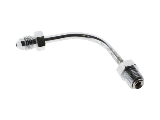 Adapter Fitting 3/8-24 Inverted Flare x 90 Degree Long Bend to AN3 Line