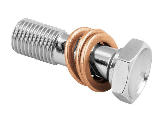 3/8in. Double Banjo Bolt - Chrome.