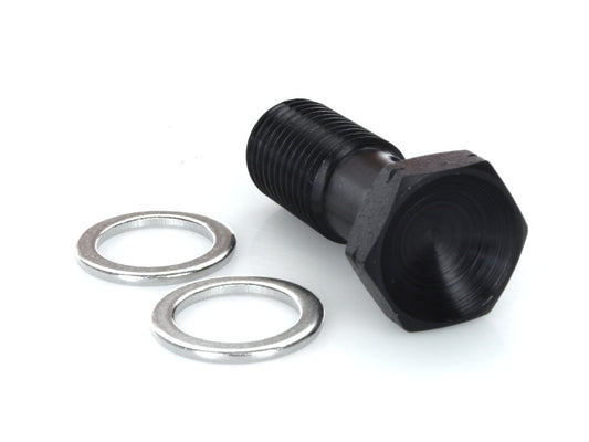 12mm M12 x 1.50 Banjo Bolt - Black.