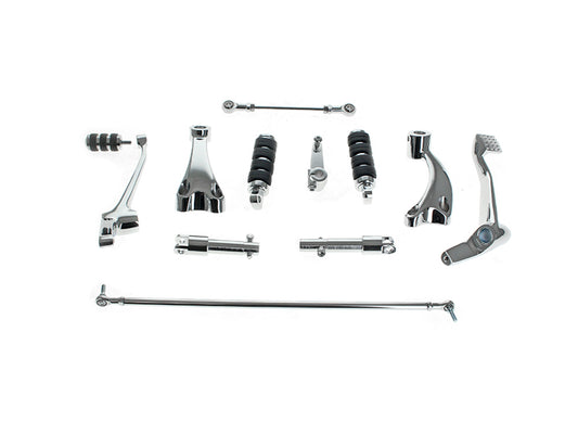 Forward Controls - Chrome. Fits Sportster 2004-2013