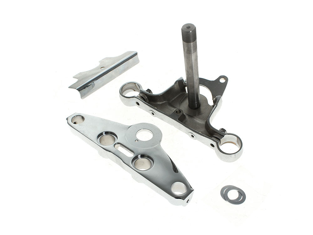 Triple Tree Kit - Chrome. Fits FX Softail 1984-1999 & FXWG 1980-1986