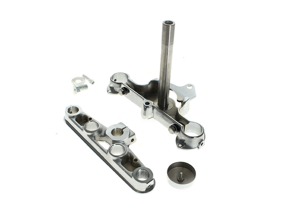 Triple Tree Kit - Chrome. Fits FL Softail 1986-1999
