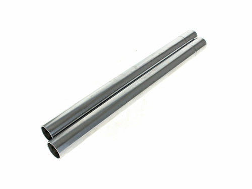 Chrome Fork Tubes. Stock Length. Fits FL Touring 1977-1984 & 5 Speed Touring 1980-1983