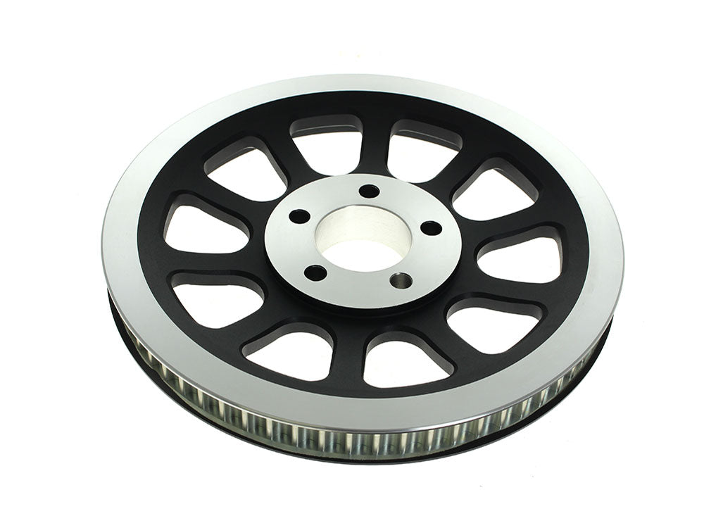 66 Tooth x 20mm Rear Pulley - Black. Fits Softail 2007-2011 with 200 Rear Tyre