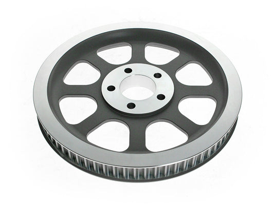 70 Tooth x 1-1/8in. Rear Pulley - Silver. Fits Softail 2000-2006