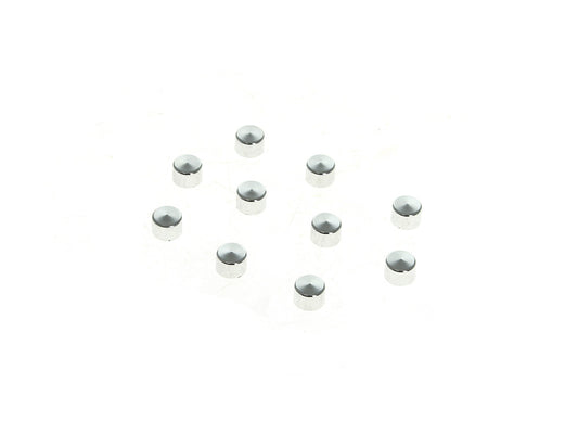 Kool Kaps - Chrome. Fits 1/4in. Socket Head Bolt. Pack of 10