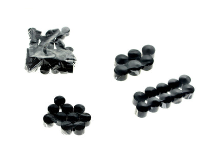 Engine, Transmission & Primary Kool Kaps Bolt Cover Kit - Black. Fits Milwaukee-Eight 2017up