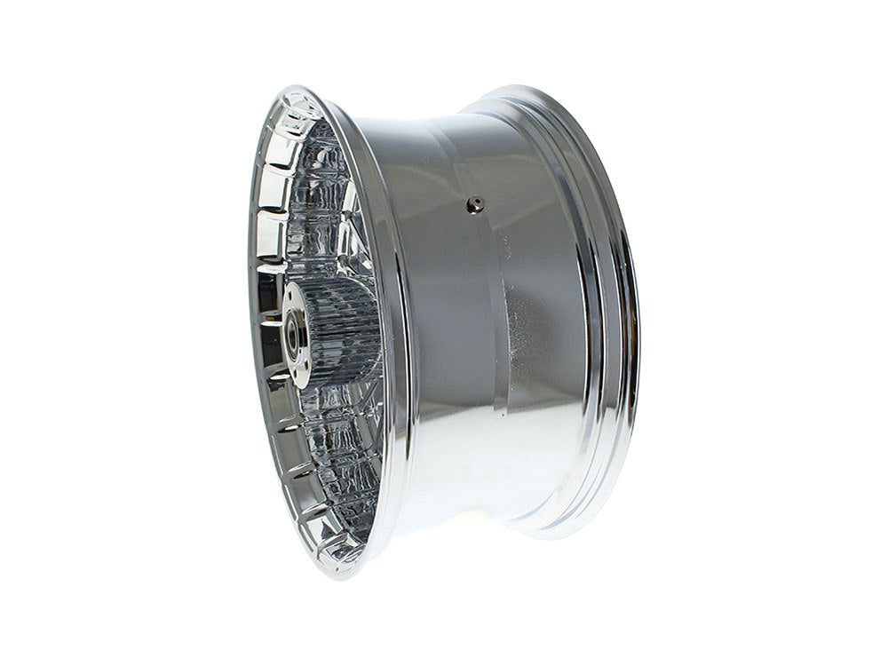 18in. x 8.5in. Ranger/Turbine Replica Wheel - Chrome. Fits Breakout and Fat Boy 2018up.