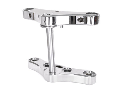 3 Degree Raked 39mm Wide Glide Conversion Triple Tree Kit - Chrome. Fits Sportster 1988-2003, FXR 1988-1994 & Dyna 1991-2005.