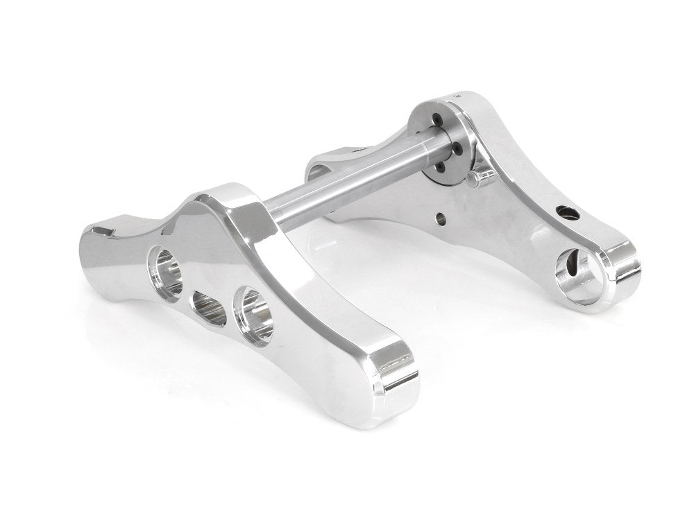3 Degree Raked 39mm Wide Glide Conversion Triple Tree Kit - Chrome. Fits Sportster 1988-2003, FXR 1988-1994 & Dyna 1991-2005.