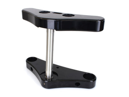 5 Degree Raked Triple Tree Kit - Black. Fits FX Softail 1984-2017 & Dyna Wide Glide 1993-2005.