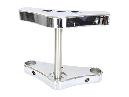 5 Degree Raked Triple Tree Kit - Chrome. Fits FX Softail 1984-2017 & Dyna Wide Glide 1993-2005.