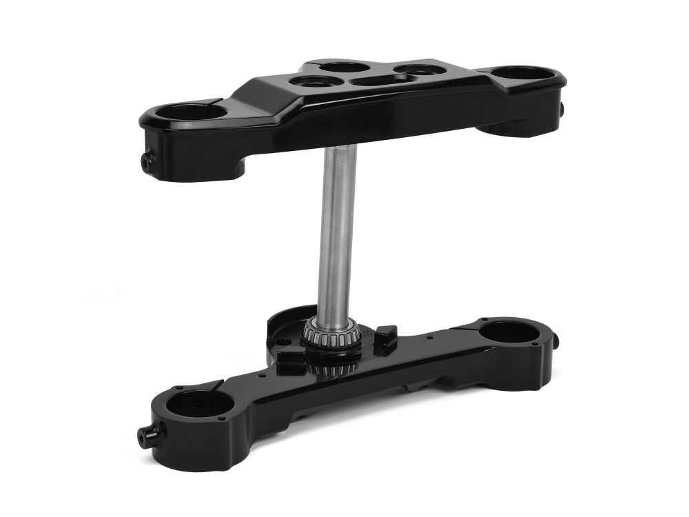 6 Degree Raked Triple Tree Kit - Black. Fits Fat Boy 2018up with 26in. Wheel Upgrade or Trike Conversion.