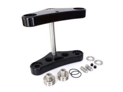 3 Degree Raked Mid Glide Triple Tree Kit - Black. Fits Dyna 2006-2017