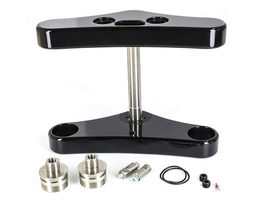 3 Degree Raked Wide Glide Triple Tree Kit - Black. Fits Dyna 2006-2011 & Dyna Wide Glide 2006-2017.