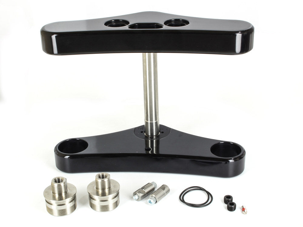 5 Degree Raked Wide Glide Triple Tree Kit - Black. Fits Breakout 2013-2017 with 23in. Wheel Conversion.