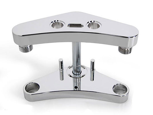 3 Degree Raked Wide Glide Triple Tree Kit - Chrome. Fits Dyna 2006-2011 & Dyna Wide Glide 2006-2017.