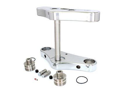 3 Degree Raked Wide Glide Conversion Triple Tree Kit - Chrome. Fits Rocker 2008-2010.