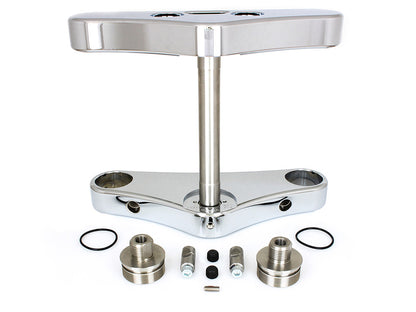 5 Degree Raked Wide Glide Triple Tree Kit - Chrome. Fits Breakout 2013-2017 with 23in. Wheel Conversion.
