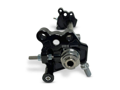 Dominator Rear Axle Adjuster Kit with Dual Shock Positions - Black. Fits Touring 2009up