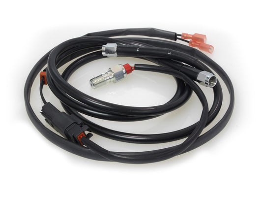 Rear Brake Line - Black. Fits Softail 2018up with HHI Forward Controls.