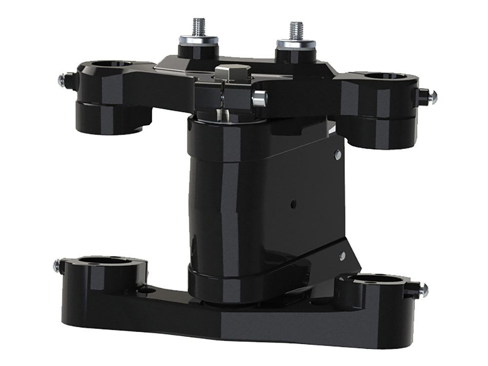 8 Degree Triple Tree Kit - Black. Fits Most Touring 2014-2024 with 26in. Front Wheel Upgrade.