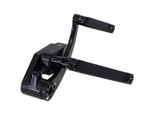 Forward Controls - Knurled - Black. Fits Softail 2018up. Length Adjustable.